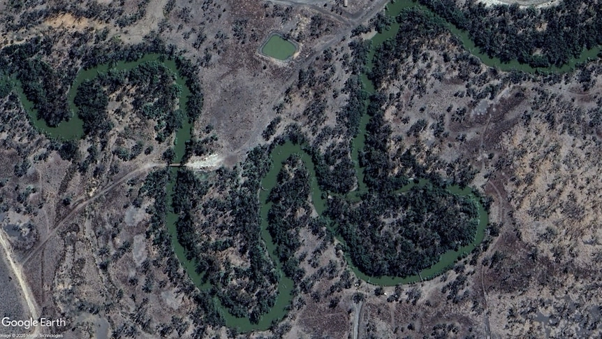 The bridge over the Macintyre River, as seen in October 2023.