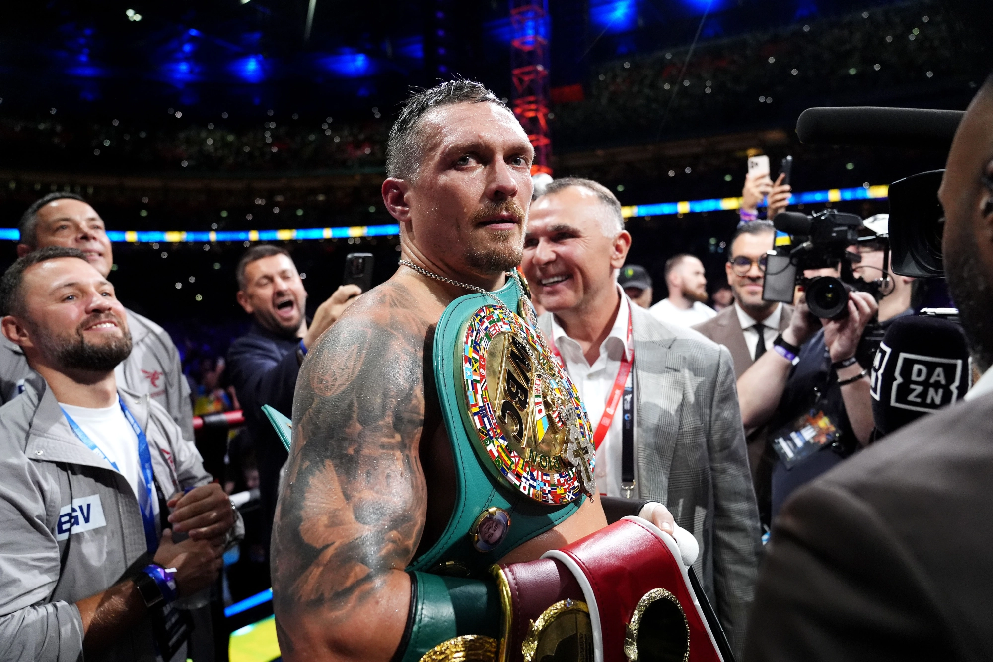 Usyk said that 38 is only the start as he appeared to swat away talk of retirement