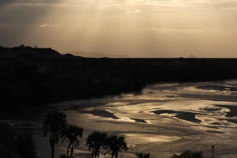 A View of the Turkwel River in Turkana, Northern Kenya