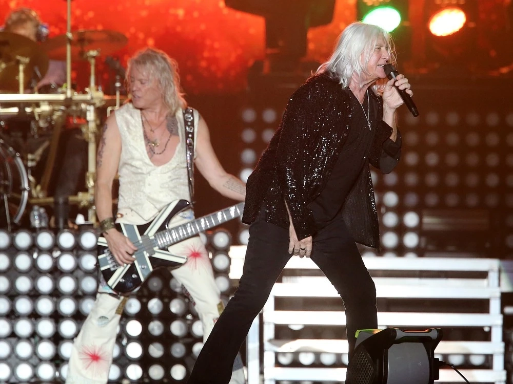Rick Savage and Joe Elliott of Def Leppard