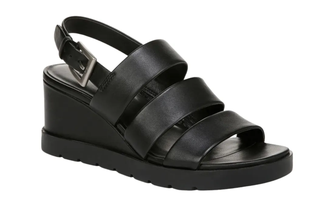 Vince Rochel Slingback Platform Wedge Sandal