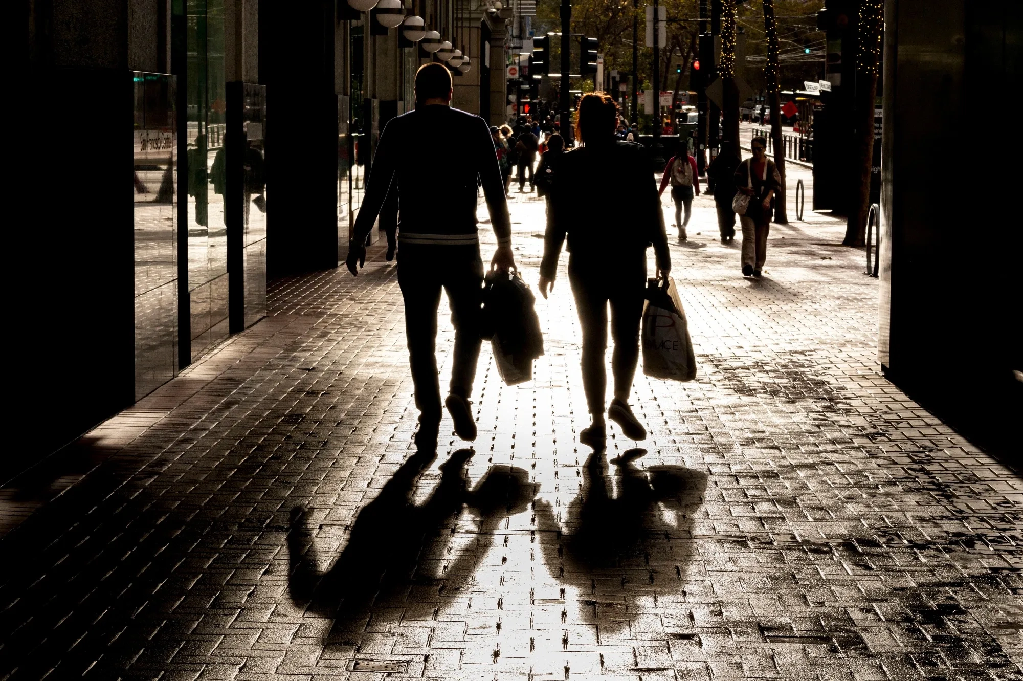 Shoppers Ahead Of US Retail Sales Figures Release