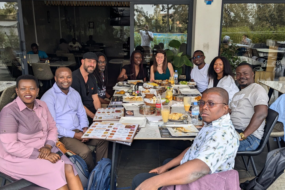 In July 2024, Mongabay held its first in-person staff meeting in Kigali. The gathering brought together a cross-section of the team (pictured) to strengthen bonds, refine the work plan, and build a shared vision for the future. Photo credit: Mongabay Africa