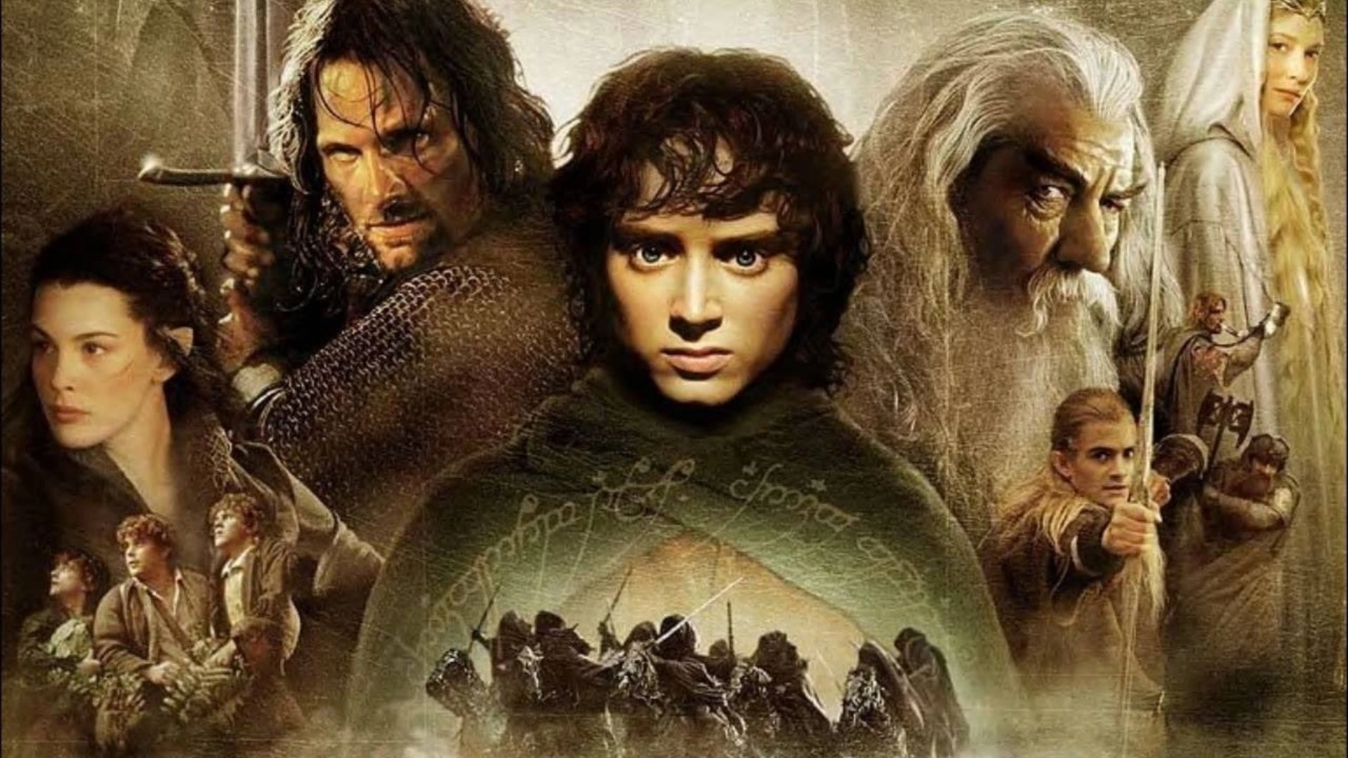 h34. The Lord of the Rings: The Fellowship of the Ring (2001)/h3
The first Middle-earth film by release date (and the fourth chronologically) is 2001s The Fellowship of the Ring. The perspective shifts from Bilbo to his much-younger cousin Frodo Baggins (Elijah Wood). Following some exposition that sets up the current state of affairs in Middle-earth, we return to Bilbos 111th birthday celebration in the Shire.br br
Bilbo departs on one last adventure, leaving the One Ring with Frodo; Gandalf warns Frodo he must leave the Shire, as Sauron (the Lord of the Rings) and his evil cronies  specifically the Nazg�l, a host of nine horse-mounted wraiths  will be coming for the ring. Frodo departs the Shire with his best friend, Samwise Gamgee (Sean Astin), along with fellow hobbits Merry and Pippen.br br
After some perilous travel and character introductions, including Aragorn (Mortensen), Legolas (Bloom), and Saruman (Christopher Lee), a plan is devised to destroy the Ring in the fires of Mordor's Mount Doom, where the Rings of Power were forged. The plan is to be carried out by a ragtag group dubbed the Fellowship of the Ring: the wizard Gandalf; the hobbits Frodo, Samwise, Merry, and Pippen; the elf Legolas; the dwarf Gimli (John Rhys-Davies); and humans Aragorn and Boromir (Sean Bean).br br
A treacherous journey leads them to Lothl�rien, an Elven realm ruled by Cate Blanchetts Galadriel, who also appears throughout The Hobbit trilogy and is one of the main protagonists of the new Amazon series (this younger version of Galadriel is played by Morfydd Clark). Galadriel advises Frodo, and he decides to continue his journey to Mordor without the others, bringing only his most trusted confidant, Sam.