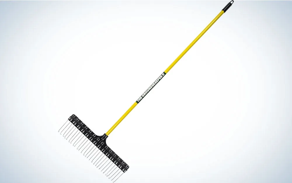 The Groundskeeper Rake 55-inch Lightweight Fiberglass Handle