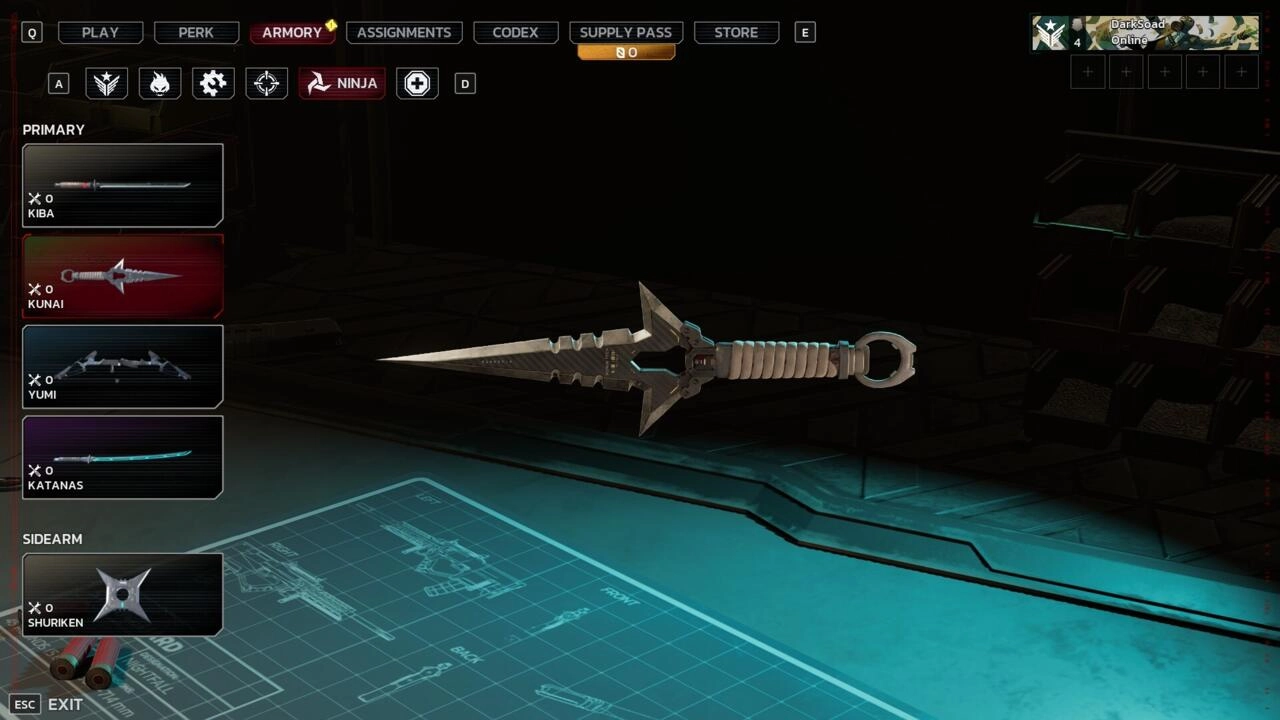 The Kunai.