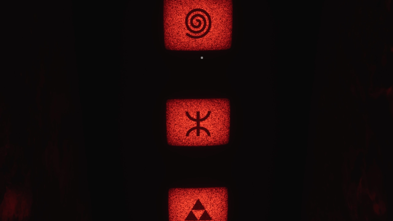 Set these symbols on the TVs.