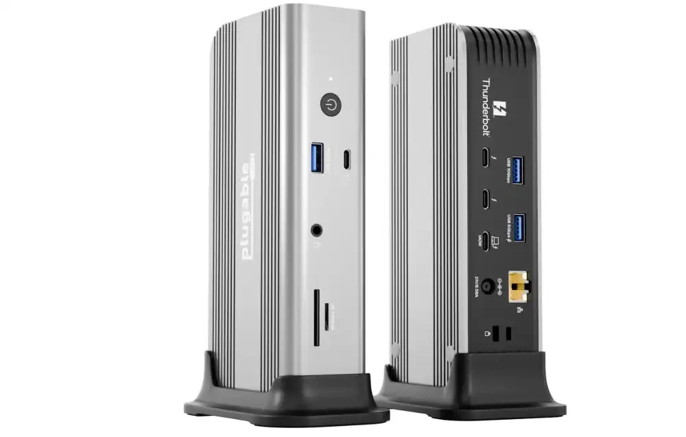 Plugable Thunderbolt 5 Dock vertical