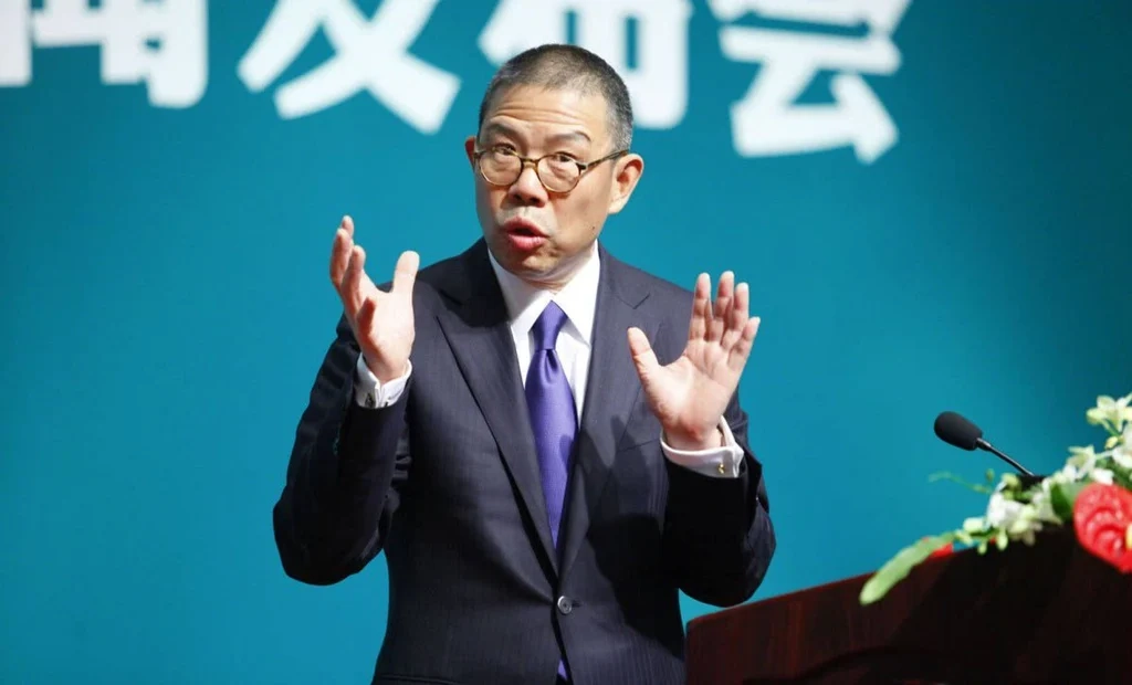Zhong Shanshan is seen here making a speech in a photograph shared on Chinese social media in 2020. Photo: Weibo