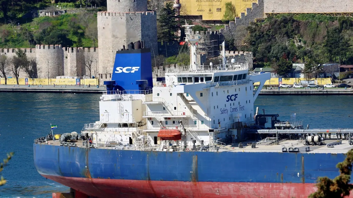 Russian oil tanker
