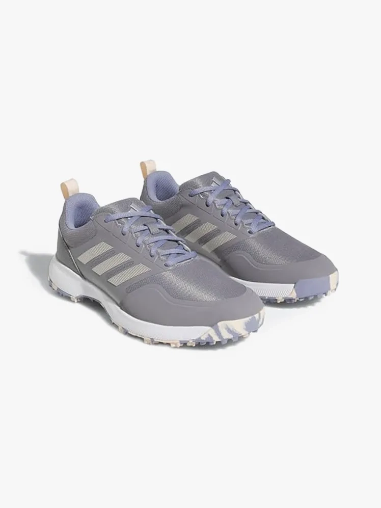 Adidas Tech Response SL 3 Golf Shoes in branded component on a light gray background