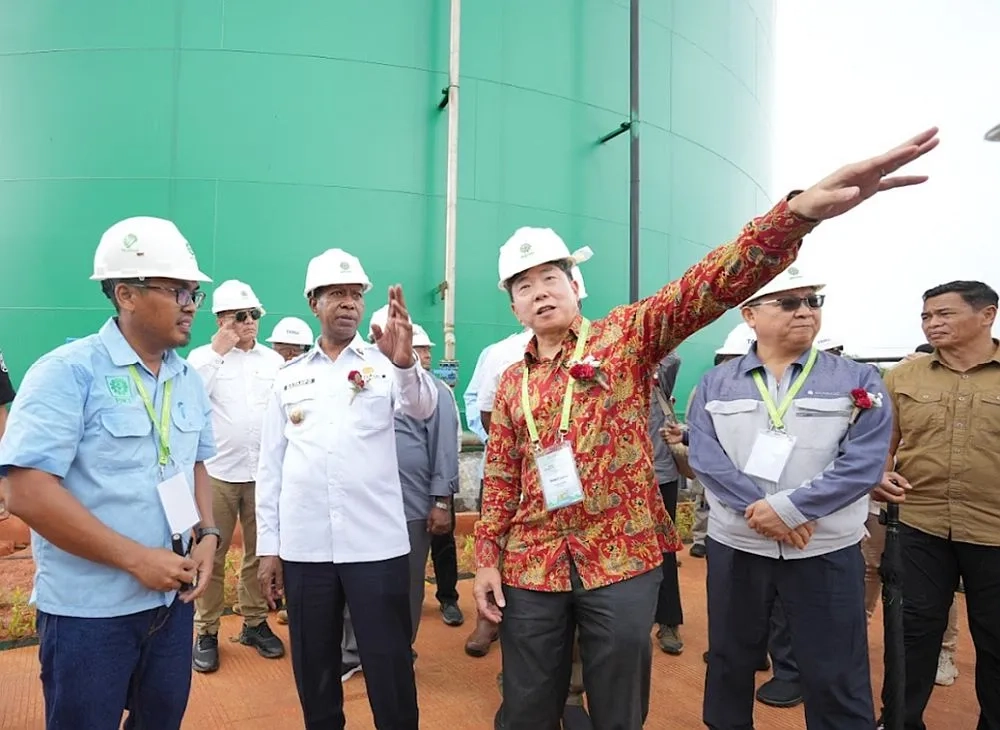 Papua's first POME-to-energy plant launched on Friday (8/1/2025)