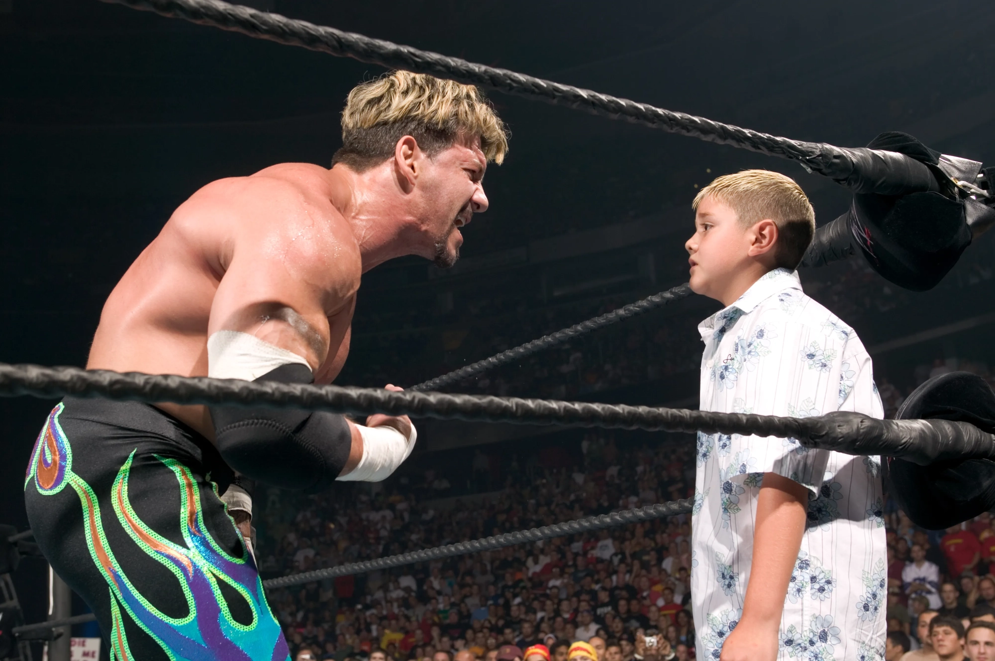 Eight-year-old Dominik shared the ring with Guerrero at SummerSlam