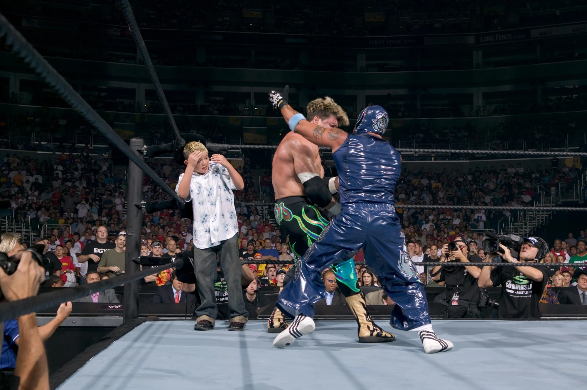 Rey Mysterio retained custody of his son after winning the ladder match