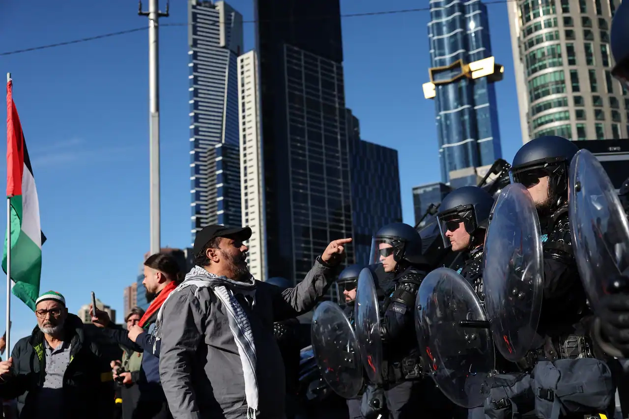 PRO PALESTINE RALLY MELBOURNE
