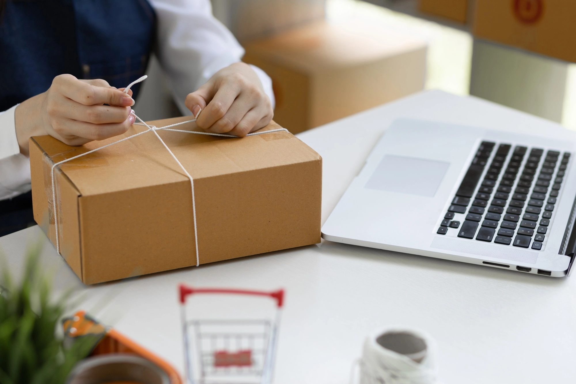 Preparing to ship for e-commerce sellers.