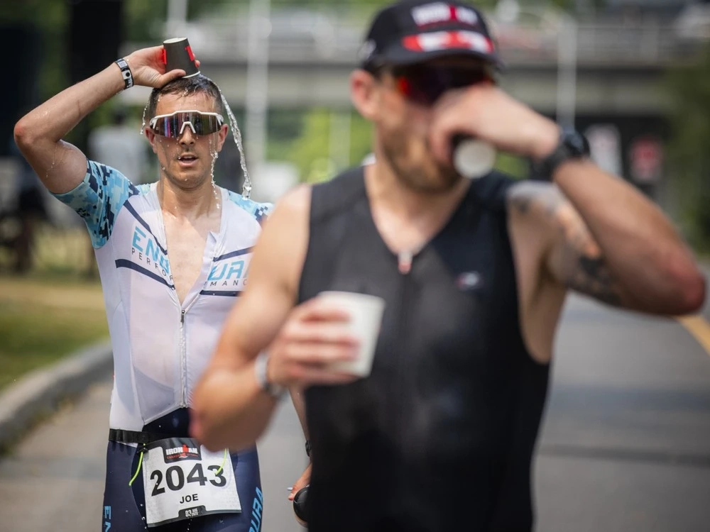Athletes compete in the first-ever IRONMAN Canada-Ottawa on Sunday, Aug. 3, 2025.