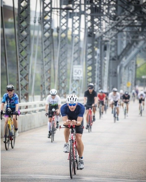 Athletes compete in the first-ever IRONMAN Canada-Ottawa on Sunday, Aug. 3, 2025.