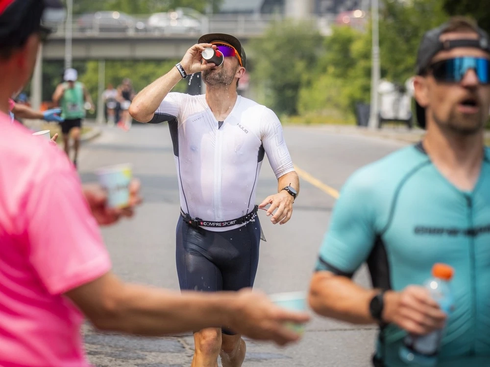 Athletes compete in the first-ever IRONMAN Canada-Ottawa on Sunday, Aug. 3, 2025.
