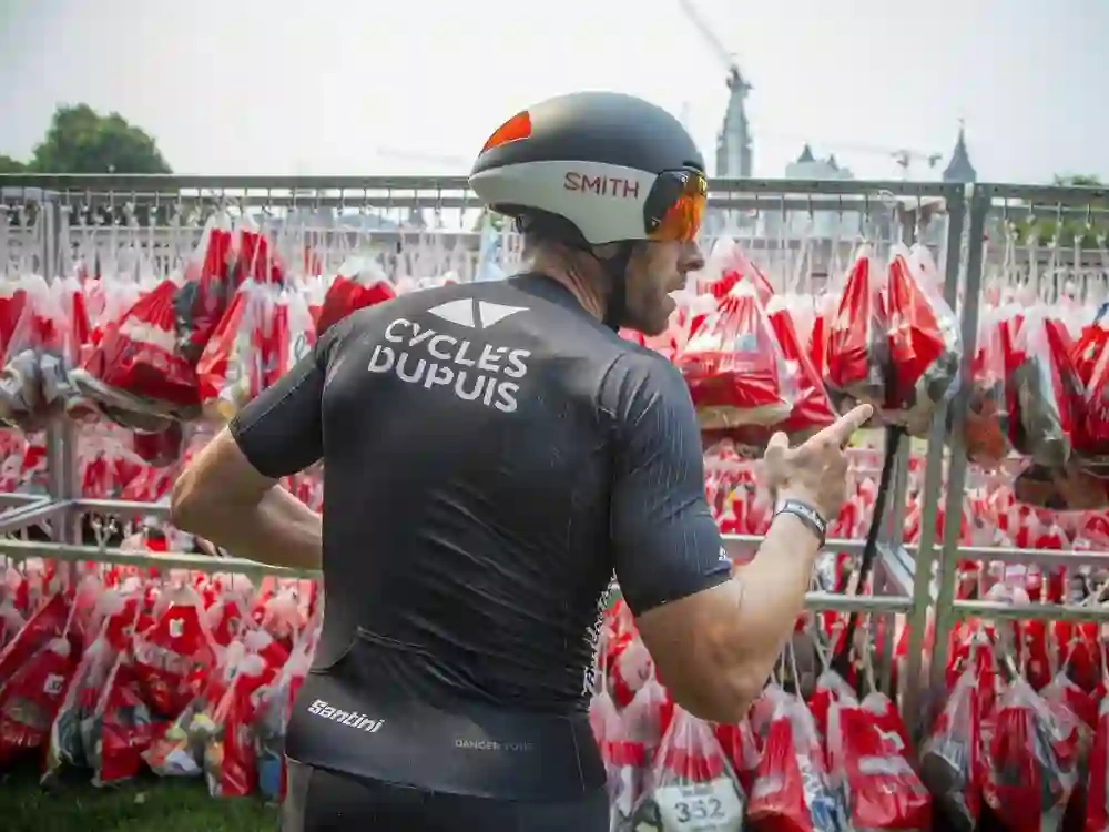 Athletes compete in the first-ever IRONMAN Canada-Ottawa on Sunday, Aug. 3, 2025.
