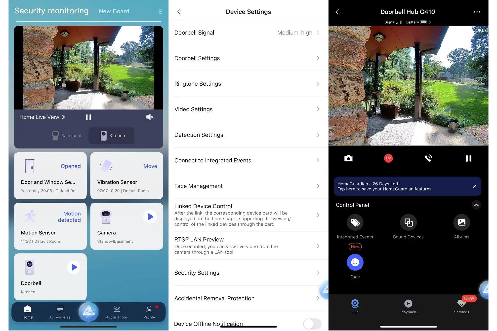 Aqara app screenshots