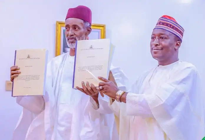 Secretary State Government Alhaji Umar Farouk Ibrahim receives report on Commissioner alleged role in drug baron bail