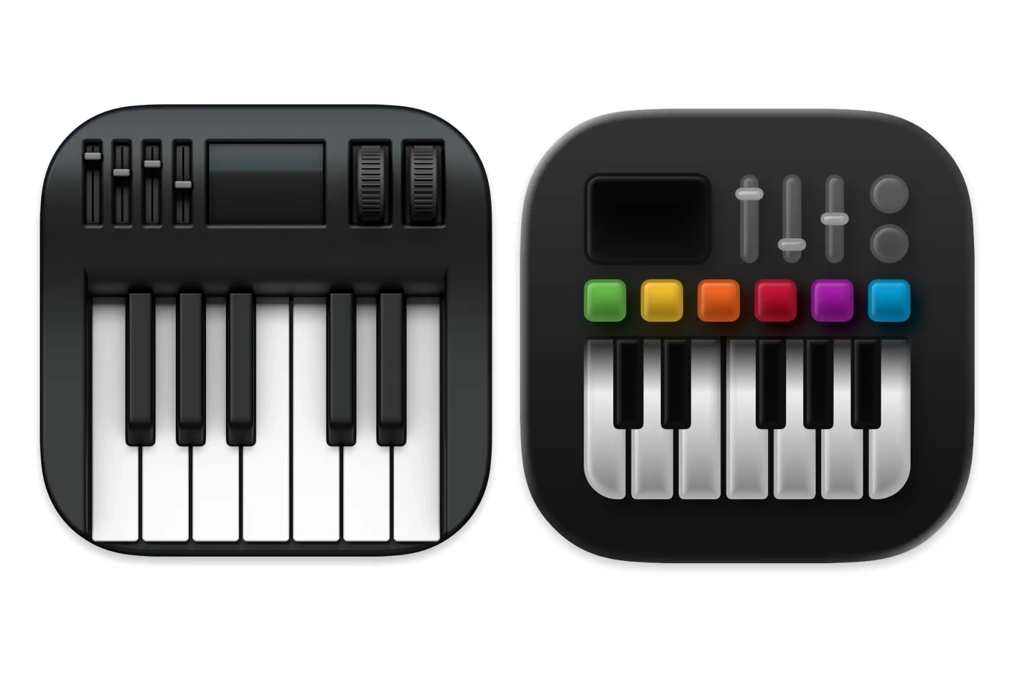 macOS 15 & macOS 26 Audio MIDI Setup icons