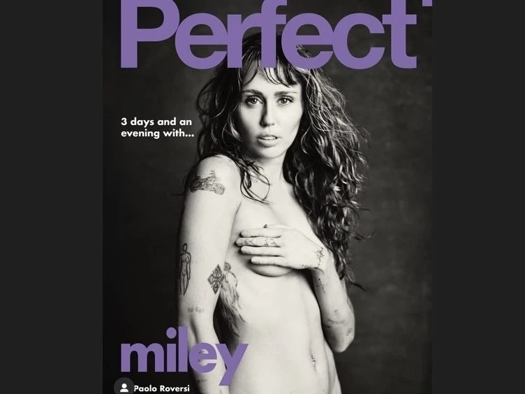 Miley Cyrus is leaving nothing to the imagination on the cover of Perfect Magazine as she poses nude.