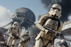 Midjourney - Disney Universal Lawsit - Stormtroopers