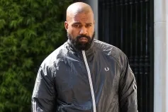 Kanye West is seen on March 21, 2024 in Los Angeles, California.