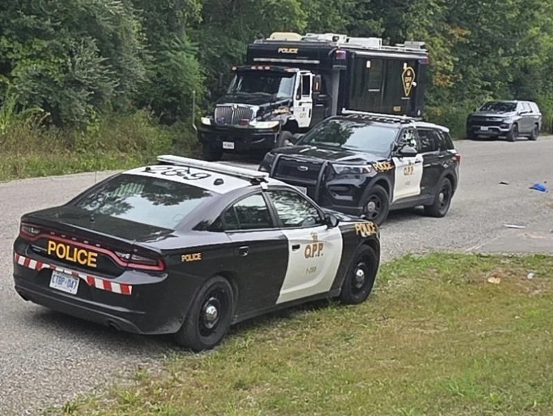 Ontario Provincial Police responded to reports of gunshots in Caledon early Saturday, Aug. 23, 2025.