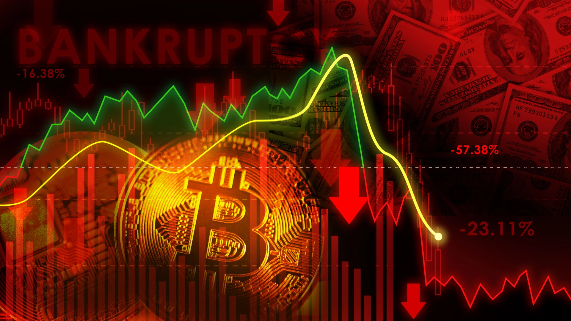 Crypto Market Suffers Largest Drop Since 2022, as BTC Drops Briefly Below US$50K