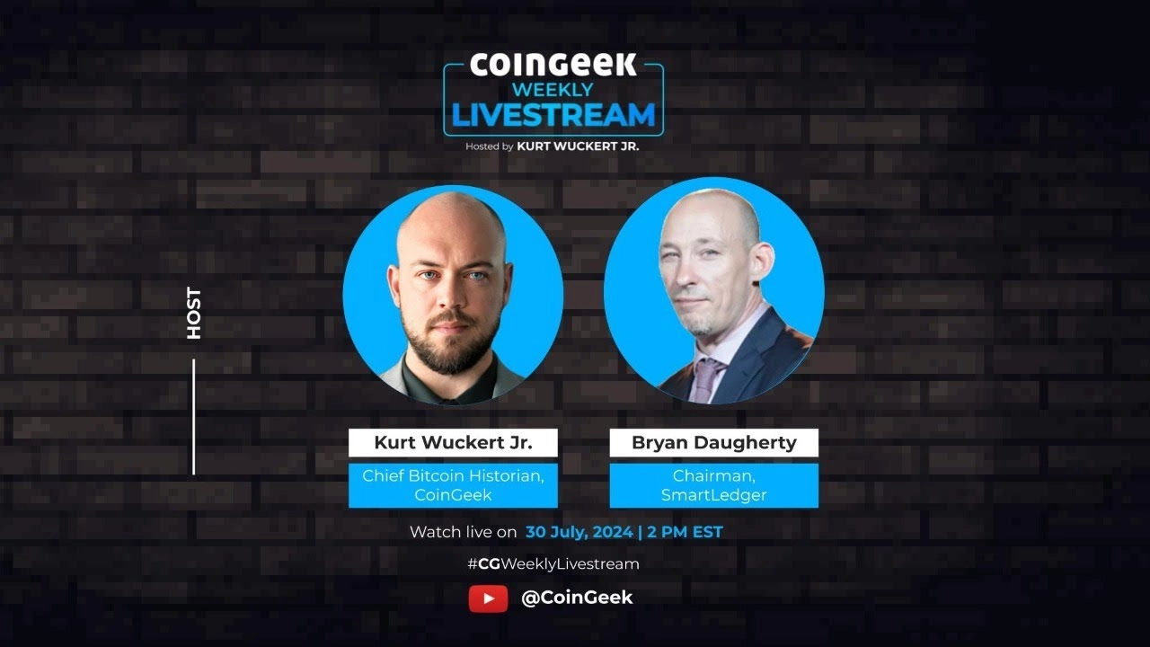 SmartLedger’s Bryan Daugherty talks blockchain, cybersecurity on the CoinGeek Weekly Livestream