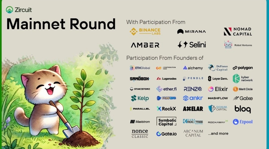 Zircuit Raises Mainnet Funding Round From Binance Labs, Mirana Ventures, and Others