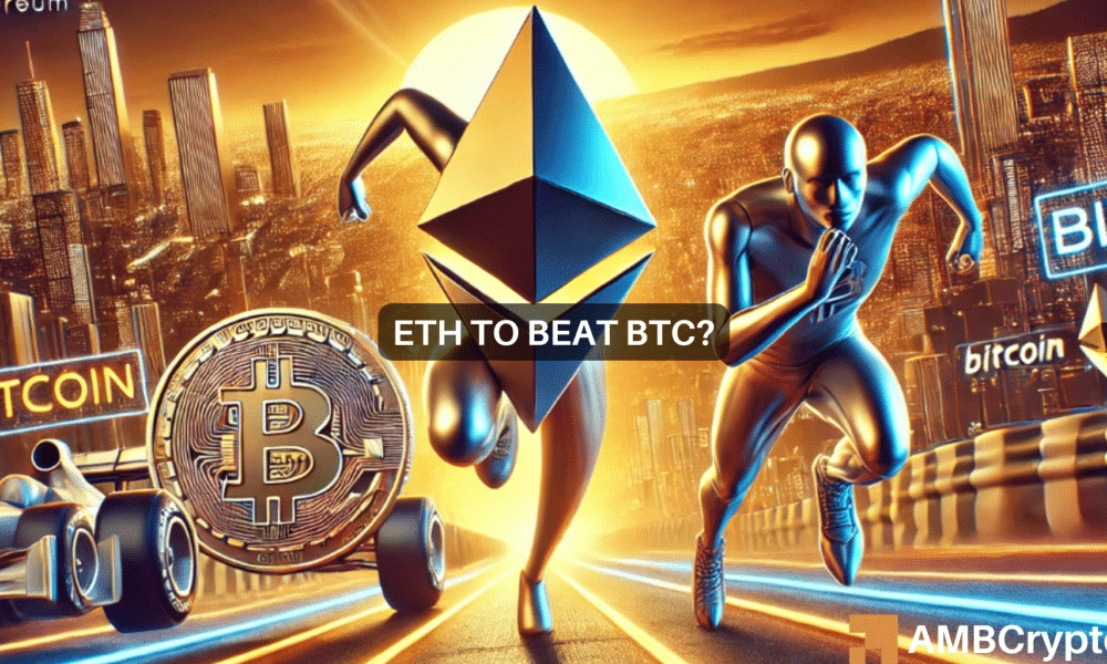 Is Ethereum set to outperform Bitcoin? Key data suggests…