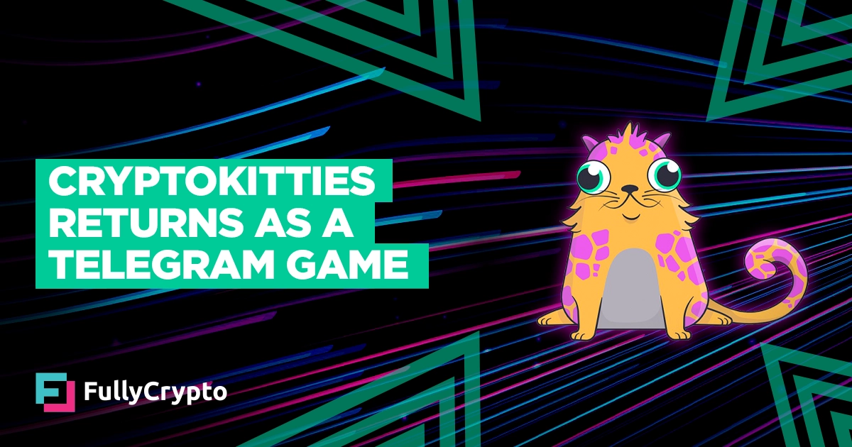 NFT Project Cryptokitties Returns as a Telegram Game