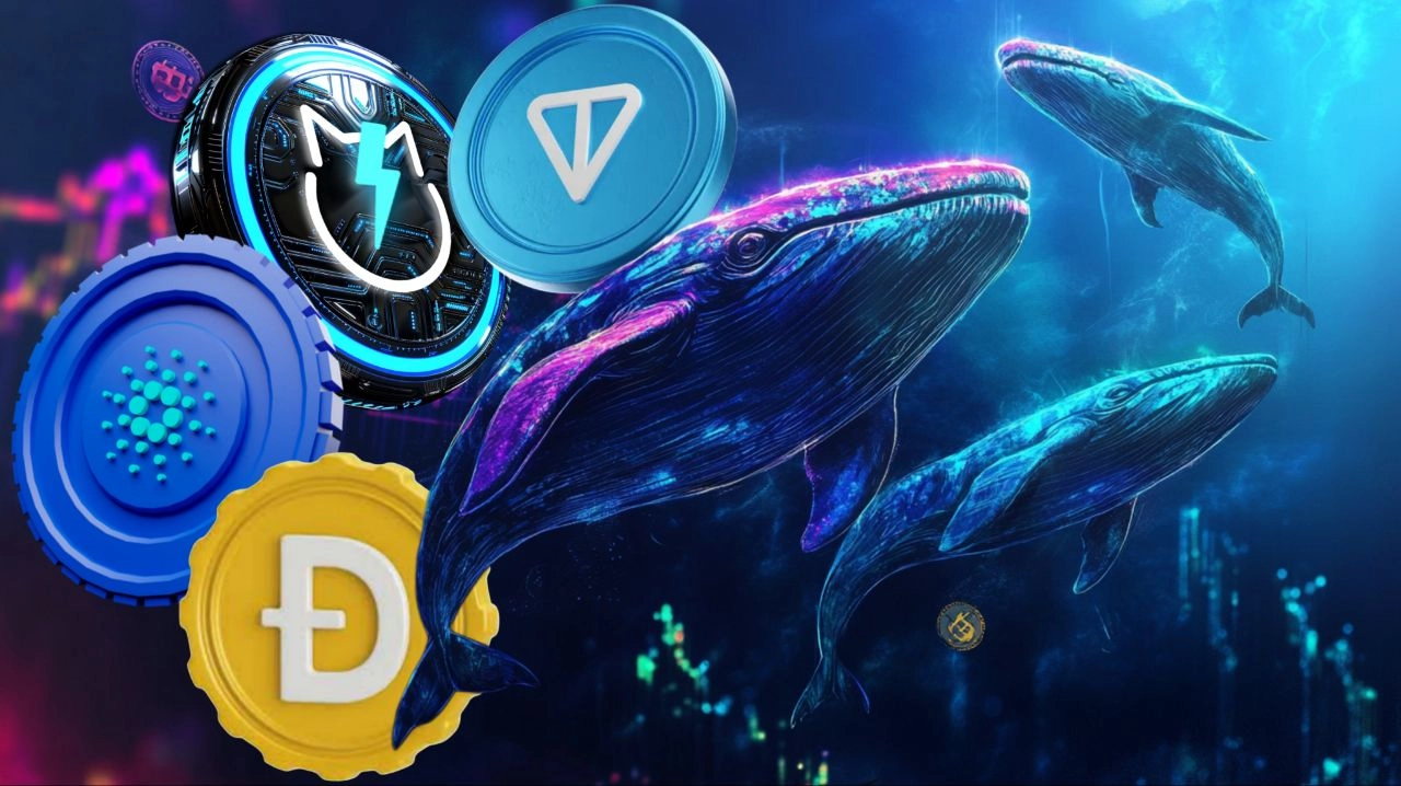 Whale Alert: Why Are Crypto Whales Buying Dogecoin, JetBolt, Toncoin, and Cardano