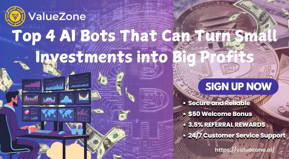 Top 4 AI Bots That Can Turn Small Investments into Big Profits