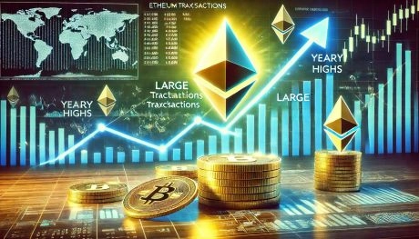 Large Ethereum Transactions Grow As ETH Breaks Yearly Highs