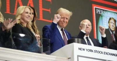 Trump: ‘We’re going to do something great with crypto’ as he rings the NYSE bell