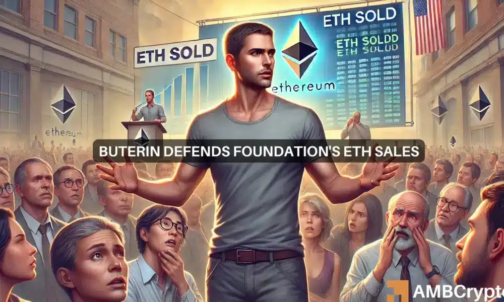 Vitalik Buterin urges community to ‘show some respect’ amid ETH sales backlash