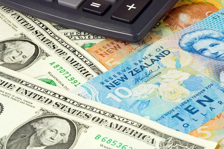 NZD/USD falls below 0.5750 due to increased risk aversion, awaits FOMC monetary policy