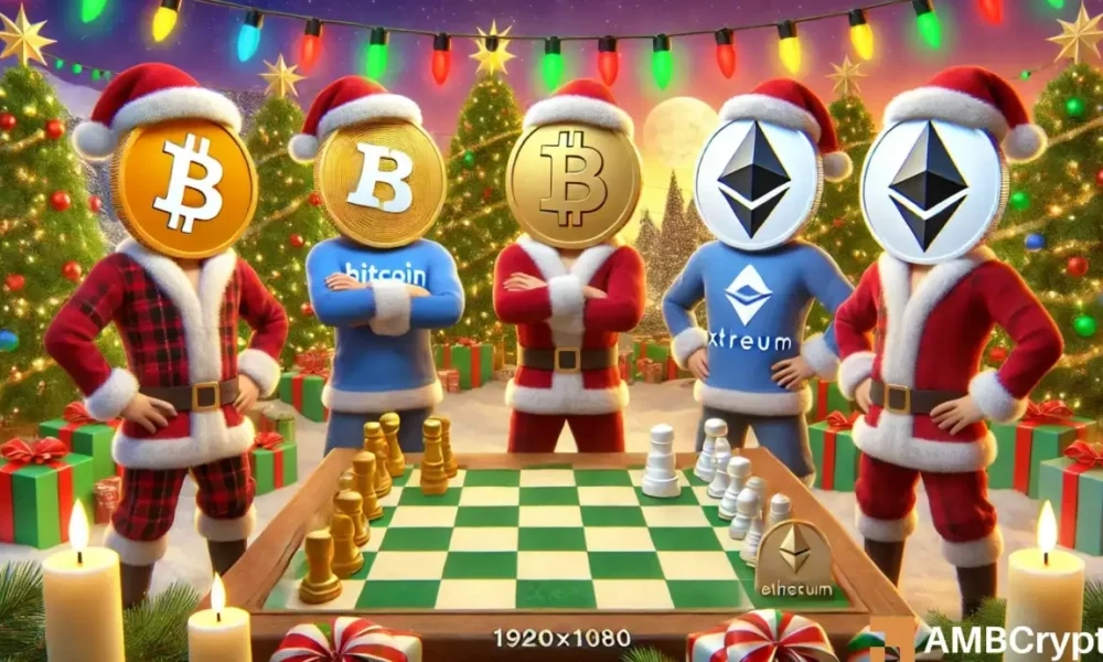 Bitcoin vs. altcoins: The holiday season winner might surprise you
