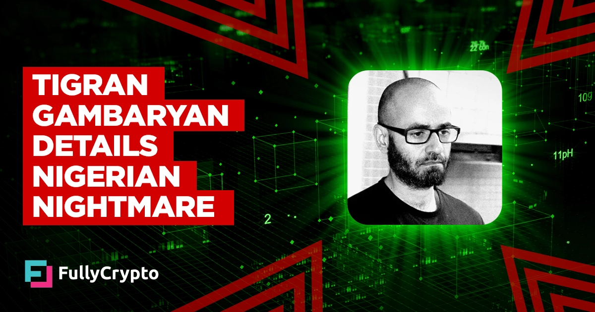 Tigran Gambaryan Opens Up About His Nigerian Nightmare