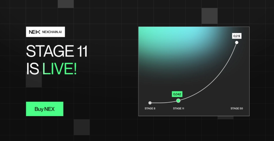 Nexchain Hits $1.6M in Stage 11: Why This AI Blockchain Is Dominating Leading Crypto Presale Charts in 2025