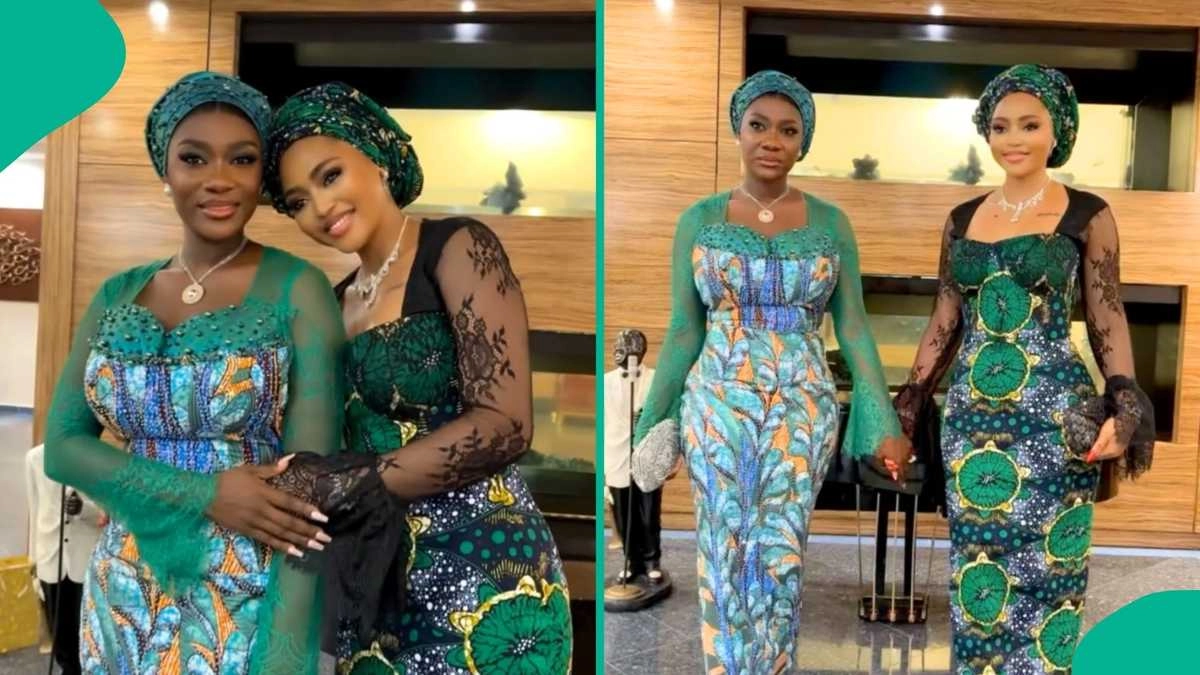 Regina Daniels & Mercy Johnson Shine in Matching Outfits at Political Event