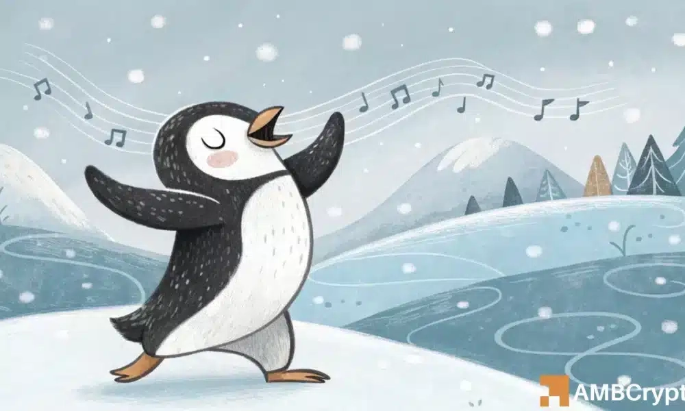 Pudgy Penguins (PENGU) Sees 9.6% Surge in 24 Hours: Derivatives Market Optimistic, Spot Sellers Ca
