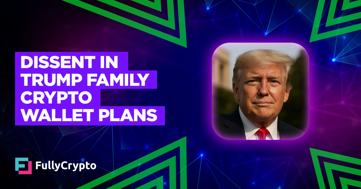 Trump Family Rift Sparks Battle Over Official Crypto Wallets