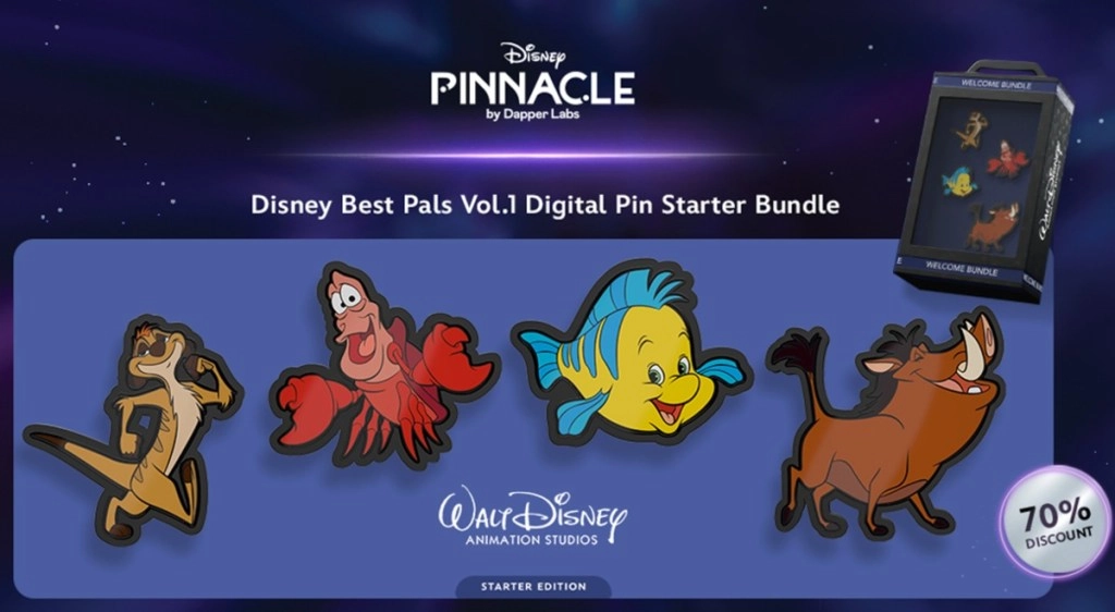 Disney+ Launches Exclusive Perks Program with Disney Pinnacle by Dapper Labs