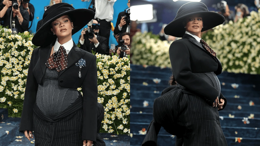 Rihanna Stuns at 2025 Met Gala with Baby Bump in Marc Jacobs Design